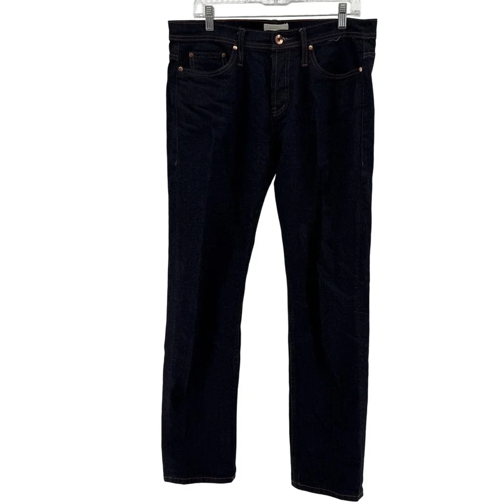The Unbranded Brand UB222 Tapered 11oz Raw Indigo Selvedge Denim Jeans Mens 33